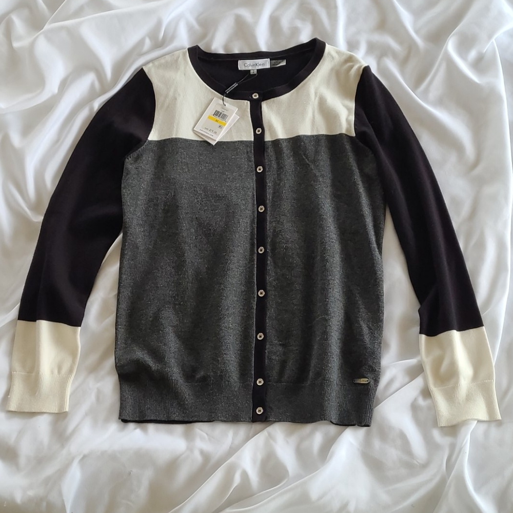 NWT - Calvin Klein, Cardigan M